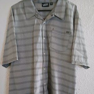 Vans Button Down Mens sz 2XL Casual Shirt